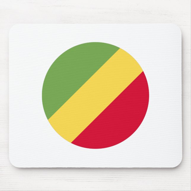 Alfombrilla De Ratón Bandera de la República del Congo (Frente)