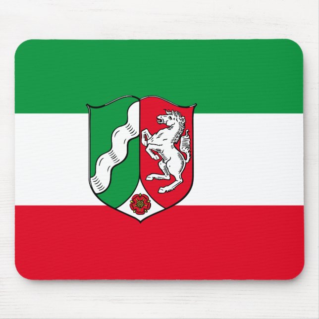 Alfombrilla De Ratón Bandera de la toalla de ratón Westphalia de Renani (Frente)