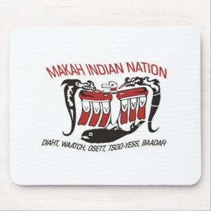 Alfombrilla De Ratón Bandera de la tribu Makah Mousepad