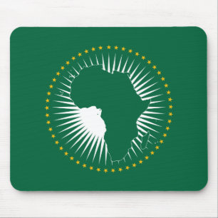 Alfombrilla De Ratón Bandera de la Unión Africana (África) (Panafrica)