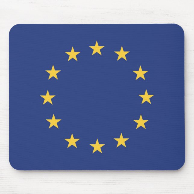 Alfombrilla De Ratón Bandera de la Unión Europea (Frente)