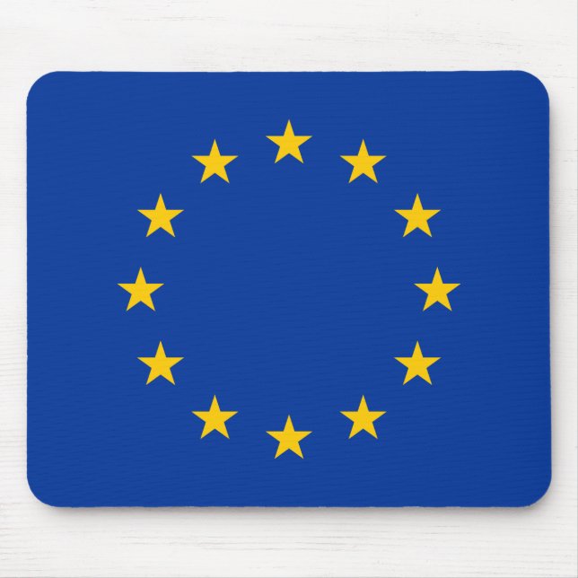 Alfombrilla De Ratón Bandera de la Unión Europea (Frente)