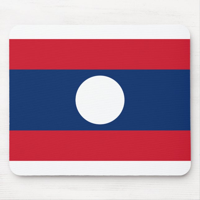Alfombrilla De Ratón Bandera de Laos (Frente)