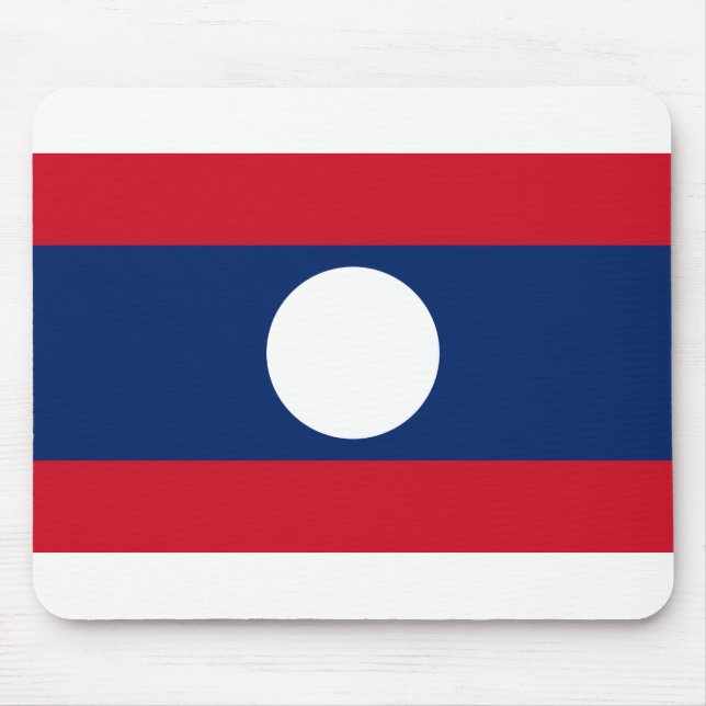 Alfombrilla De Ratón Bandera de Laos (Frente)