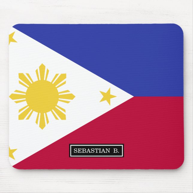 Alfombrilla De Ratón Bandera de las Filipinas (Frente)