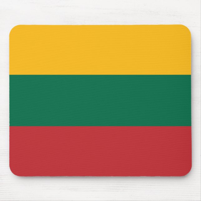 Alfombrilla De Ratón Bandera de Lituania (Frente)