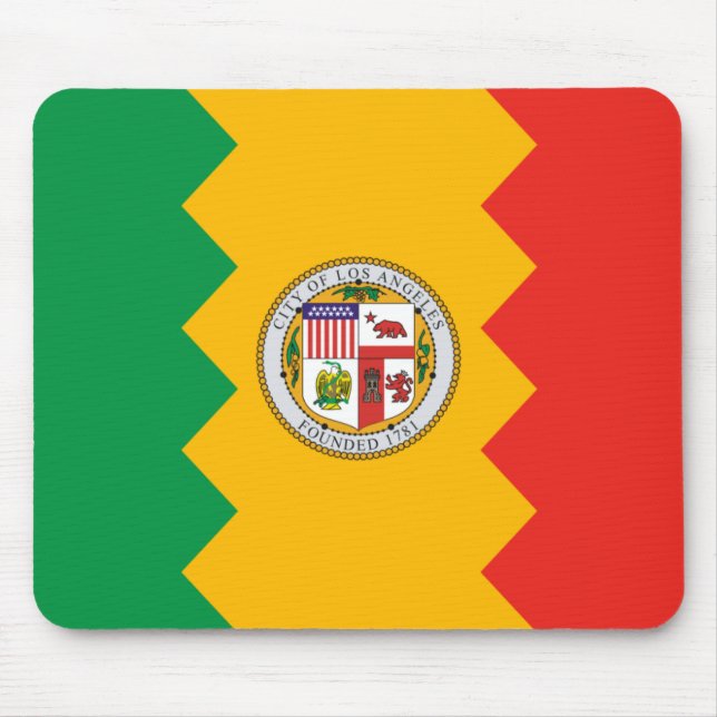 Alfombrilla De Ratón Bandera de Los Ángeles (Frente)