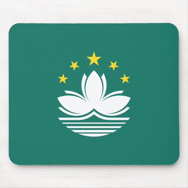Alfombrilla De Ratón Bandera de Macao (Frente)