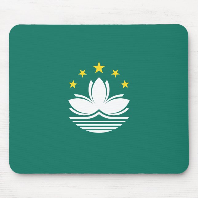 Alfombrilla De Ratón Bandera de Macao (región china) (Frente)