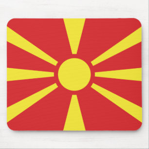 Alfombrilla De Ratón Bandera de Macedonia del Norte