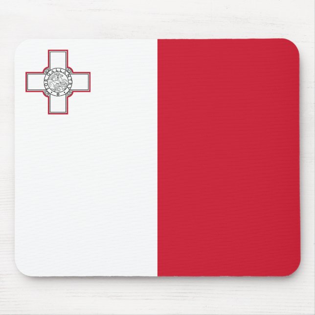 Alfombrilla De Ratón Bandera de Malta (Frente)