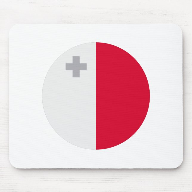 Alfombrilla De Ratón Bandera de Malta (Frente)