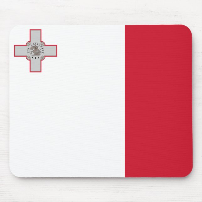 Alfombrilla De Ratón Bandera de Malta (maltesa) (Frente)