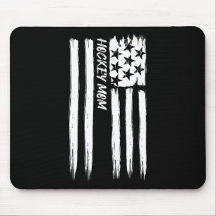 Alfombrilla De Ratón Bandera de Mamá de Hockey Deportes Patriótico Usa