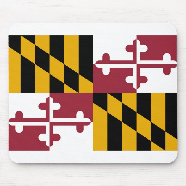 Alfombrilla De Ratón Bandera de Maryland (Frente)