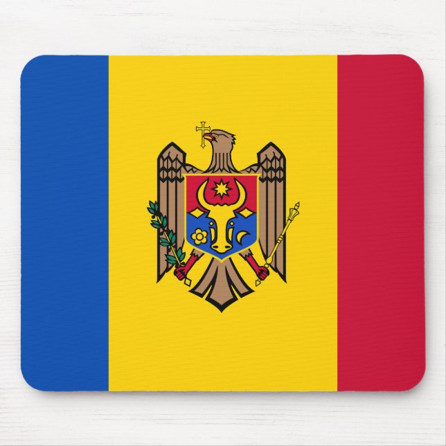 Alfombrilla De Ratón Bandera de Moldavia (Frente)