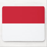 Alfombrilla De Ratón Bandera de Mónaco<br><div class="desc">Productos de bandera mundial de personalizable - Por favor,  no dude en añadir su propio texto.</div>