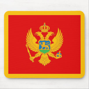 Alfombrilla De Ratón Bandera de Montenegro