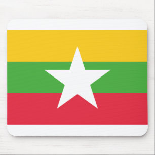 Alfombrilla De Ratón Bandera de Myanmar