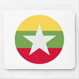 Alfombrilla De Ratón Bandera de Myanmar