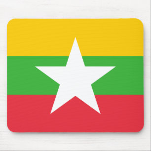 Alfombrilla De Ratón Bandera de Myanmar