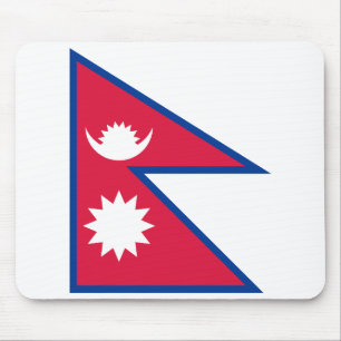 Alfombrilla De Ratón Bandera de Nepal