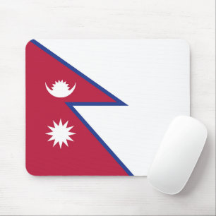 Alfombrilla De Ratón Bandera de Nepal
