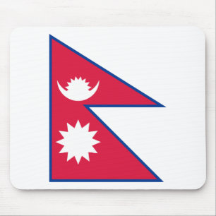 Alfombrilla De Ratón Bandera de Nepal (nepalés)