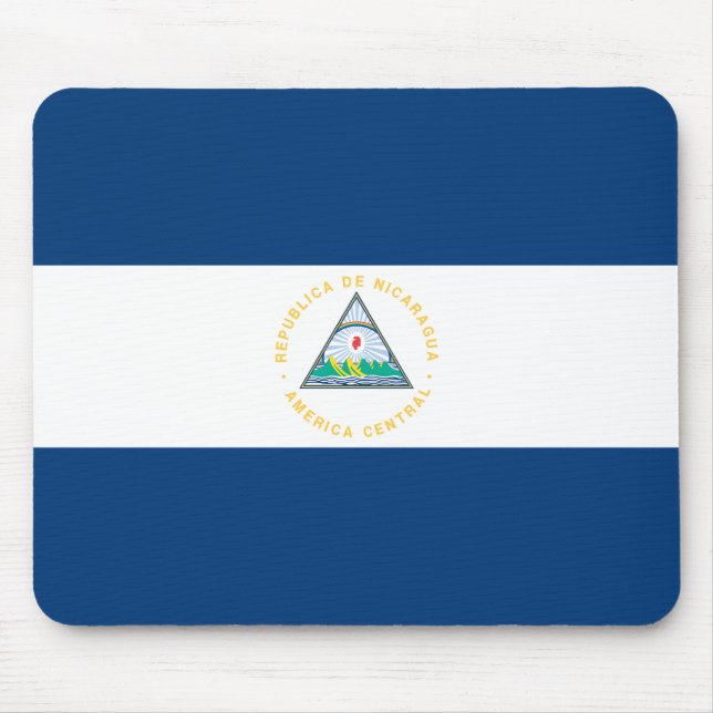 Alfombrilla De Ratón Bandera de Nicaragua (Frente)