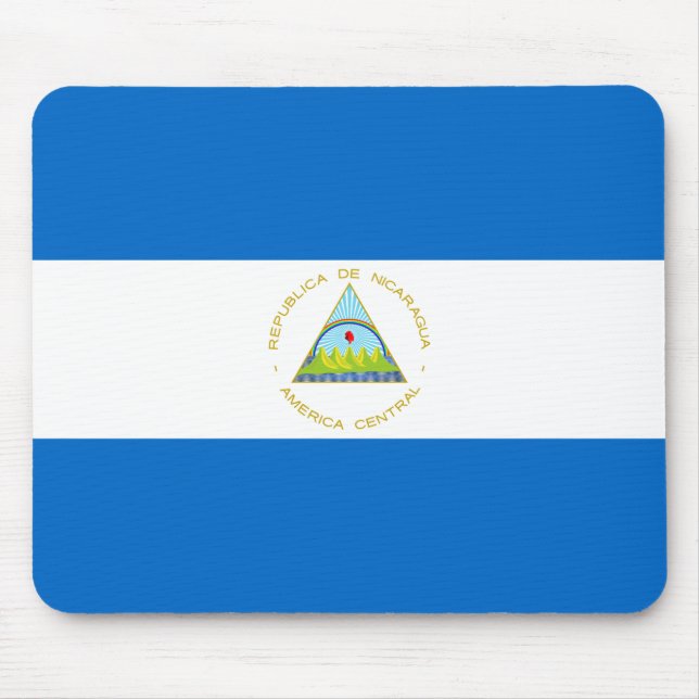 Alfombrilla De Ratón Bandera de Nicaragua (Frente)