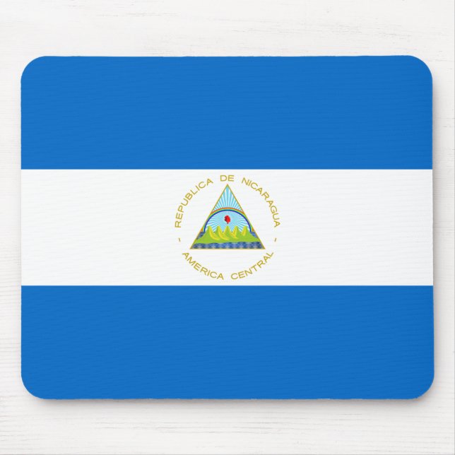Alfombrilla De Ratón Bandera de Nicaragua (Frente)