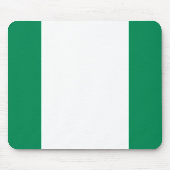 Alfombrilla De Ratón Bandera de Nigeria (Frente)