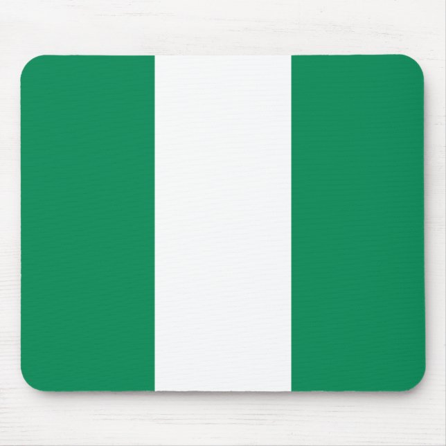 Alfombrilla De Ratón Bandera de Nigeria (Frente)