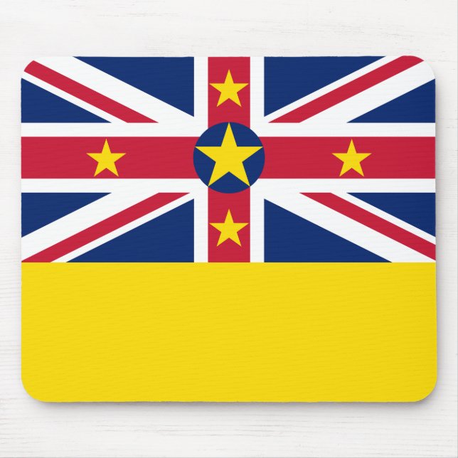 Alfombrilla De Ratón Bandera de Niue (Frente)