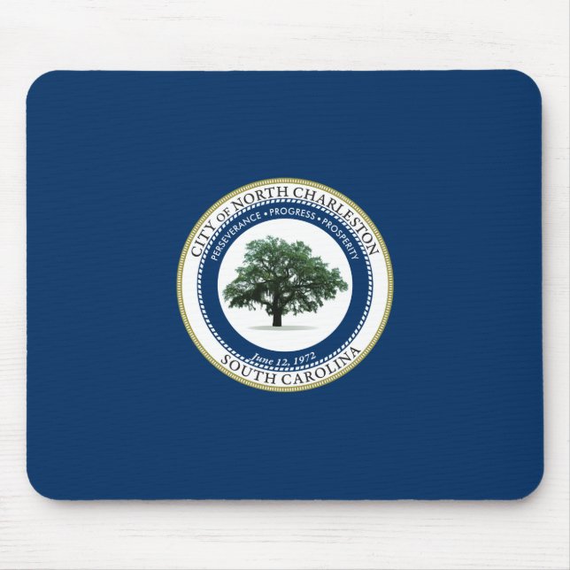 Alfombrilla De Ratón Bandera de North Charleston (Carolina del Sur) (Frente)