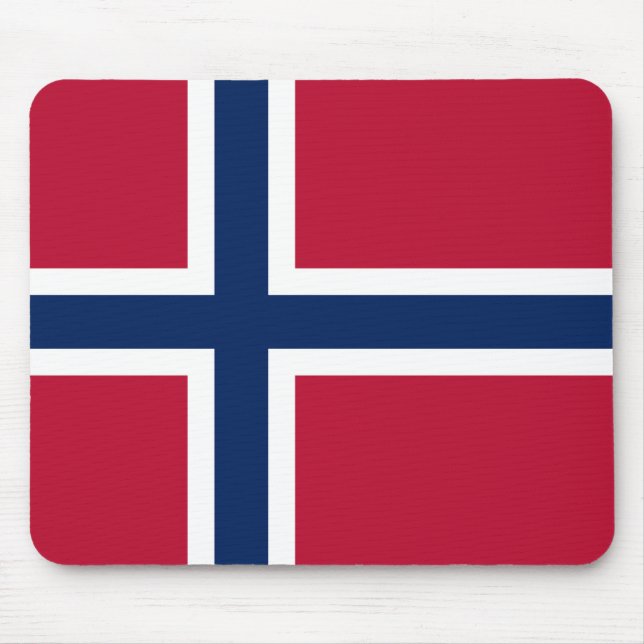 Alfombrilla De Ratón Bandera de Noruega (Frente)