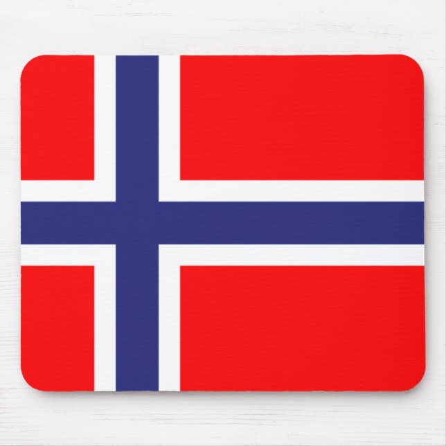 Alfombrilla De Ratón Bandera de Noruega (Frente)