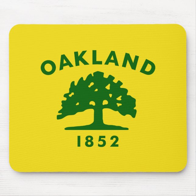 Alfombrilla De Ratón Bandera de Oakland, California (Frente)