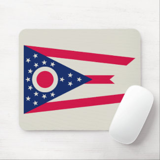 Alfombrilla De Ratón Bandera de Ohio: La bandera del Estado del Buckeye