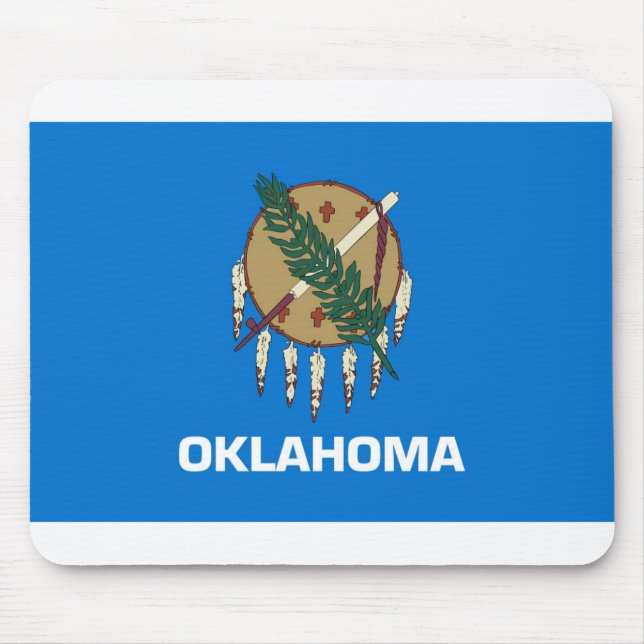 Alfombrilla De Ratón Bandera de Oklahoma (Frente)