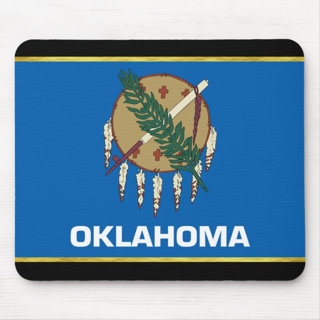 Alfombrilla De Ratón Bandera de Oklahoma (Frente)