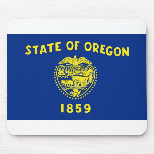 Alfombrilla De Ratón Bandera de Oregon (Frente)