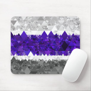 Alfombrilla De Ratón Bandera de orgullo Boho Geométrico Mod Retro Greyg