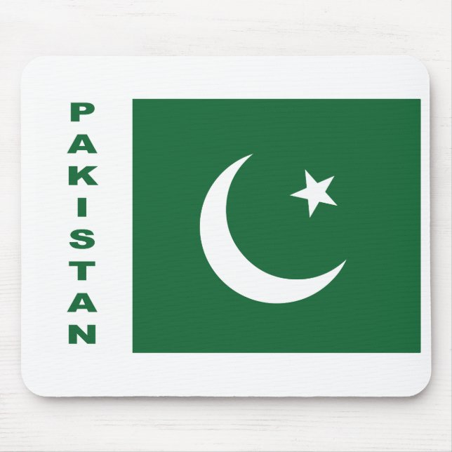 Alfombrilla De Ratón Bandera de Pakistán (Frente)