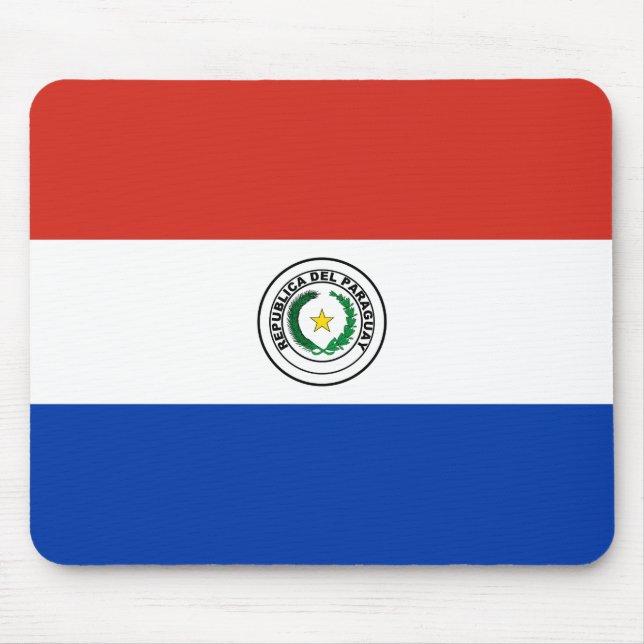 Alfombrilla De Ratón Bandera de Paraguay (Frente)