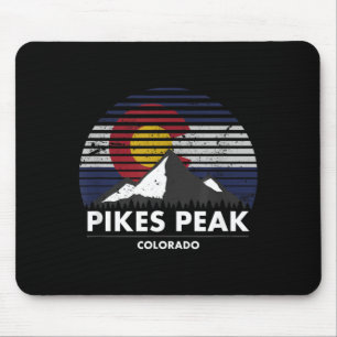 Alfombrilla De Ratón Bandera de Pikes Peak Colorado - Aventura de Monta