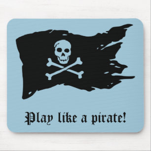Alfombrilla De Ratón Bandera de pirata Mousepad