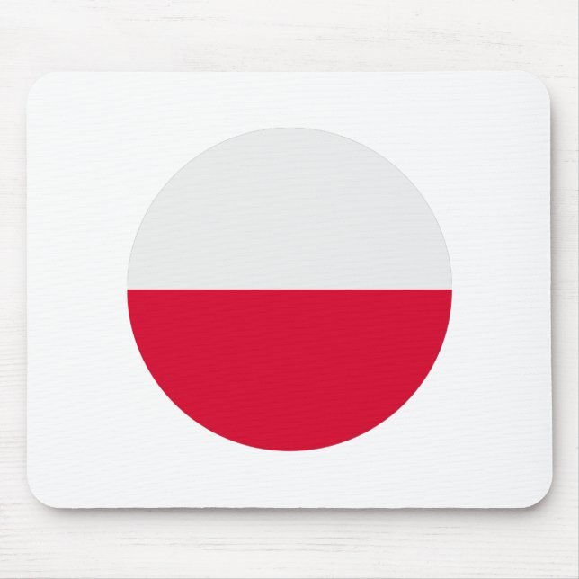 Alfombrilla De Ratón Bandera de Polonia (Frente)