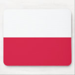 Alfombrilla De Ratón Bandera de Polonia<br><div class="desc">Bandera patriótica de Polonia.</div>