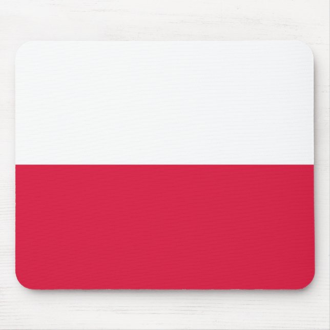 Alfombrilla De Ratón Bandera de Polonia (Frente)